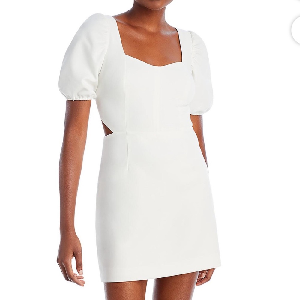 French Connection Cut-Out Short Fit & Flare Dress